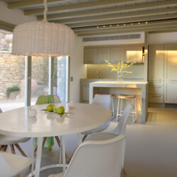 kitchen with minimalistic interior design