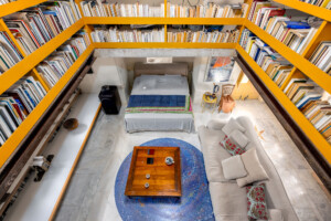 Gouzelis library room view