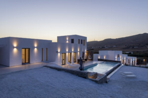 Villa Agathee outdoor view night